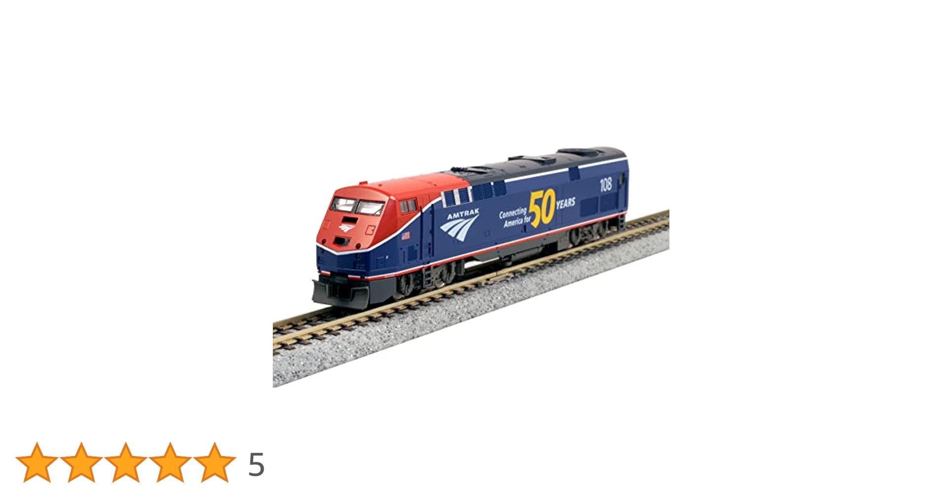 kato アムトラック P42 50周年記念塗装 N GE P42 Amtrak Phase VI #108 (50th Anniversary) – Kato USA
